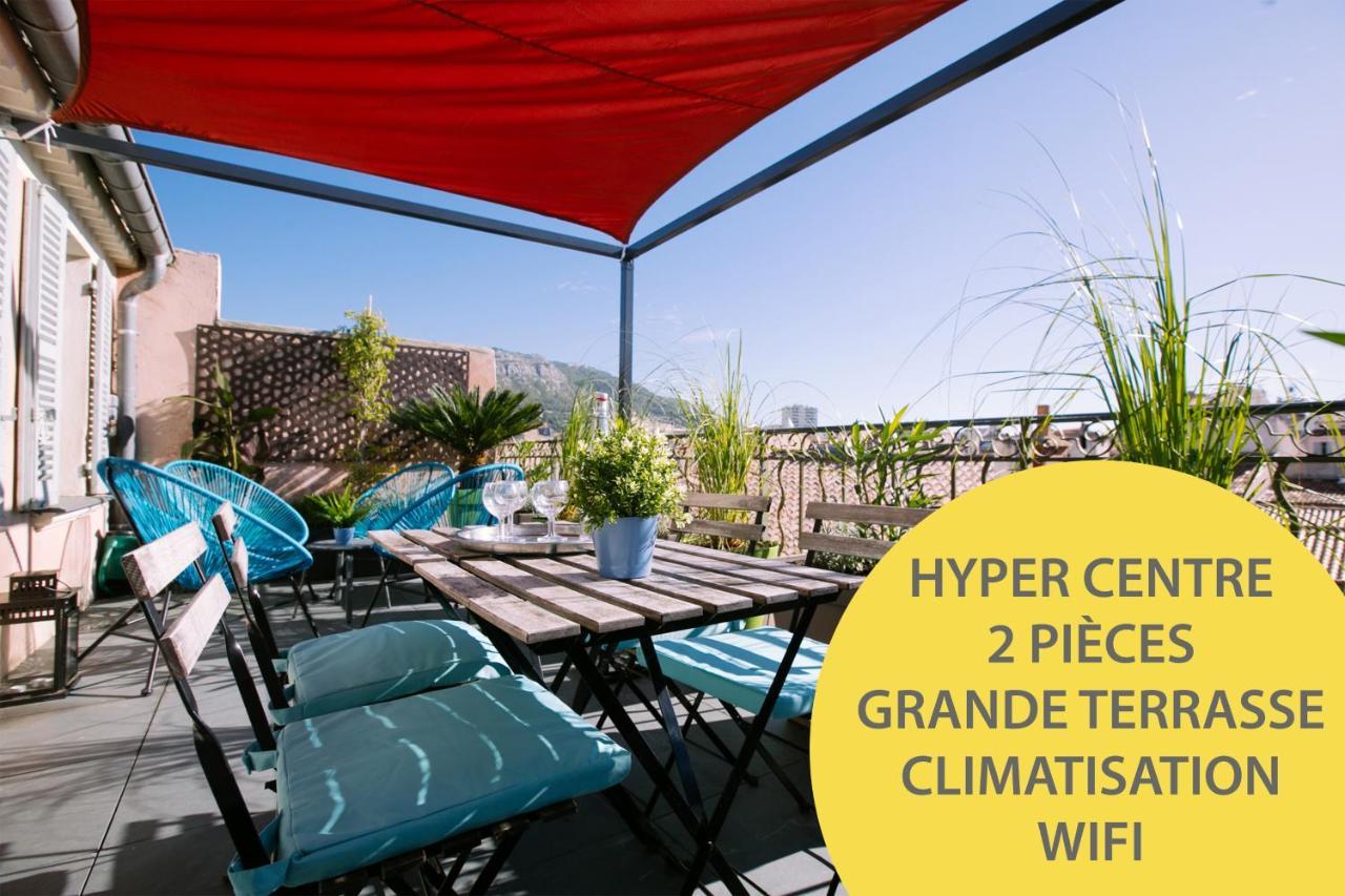 Apartment 2 Pieces Avec Grande Terrasse - Centre De Toulon